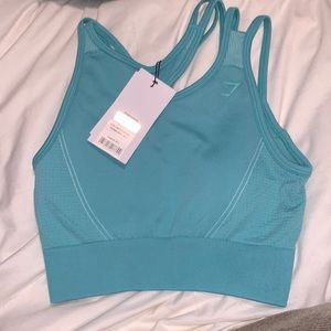 NWT Gymshark Spearmint Green Ultra Seamless Sports Bra